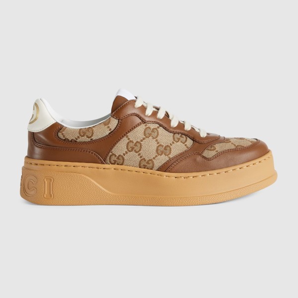 Gucci WOMEN'S GG SNEAKER Beige and ebony Orignal GG canvas