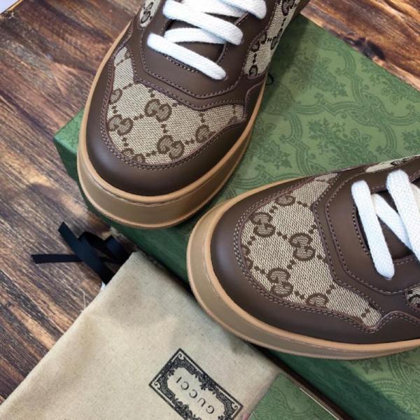 Gucci WOMEN'S GG SNEAKER Beige and ebony Orignal GG canvas