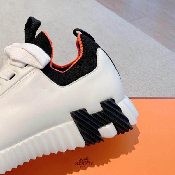 Hermes Depart Unisex Blended Fabrics Street Style Bi-color Plain Leather