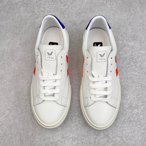 Veja Campo Low Chromefree White Red