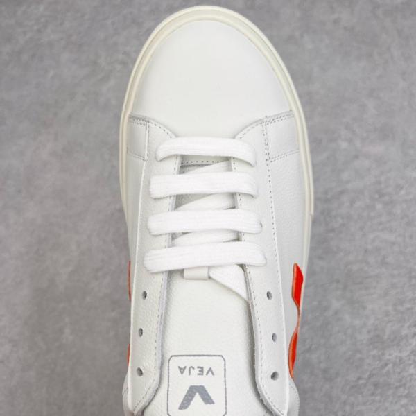 Veja Campo Low Chromefree White Red