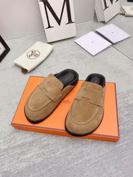 Hermes Go mule Beige Argile