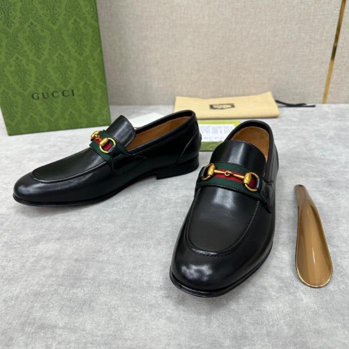 GUCCI Horsebit Loafer 'Black' Men's