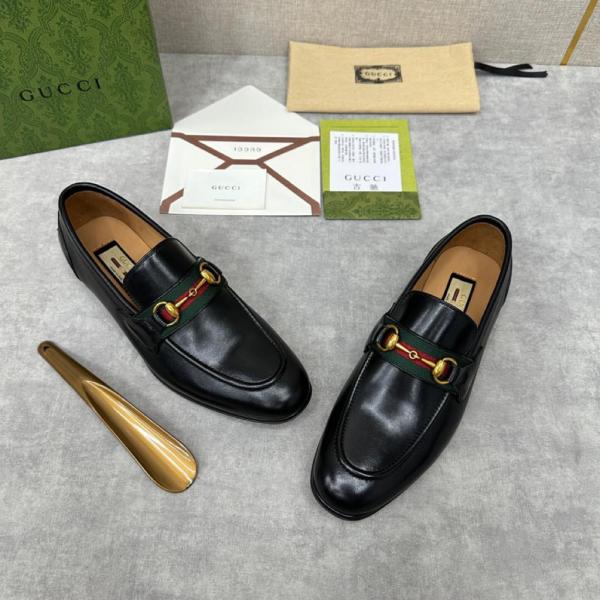 GUCCI Horsebit Loafer 'Black' Men's