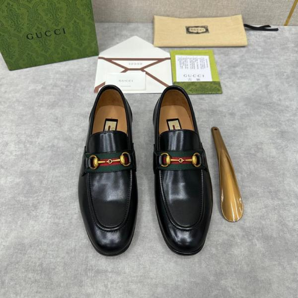 GUCCI Horsebit Loafer 'Black' Men's