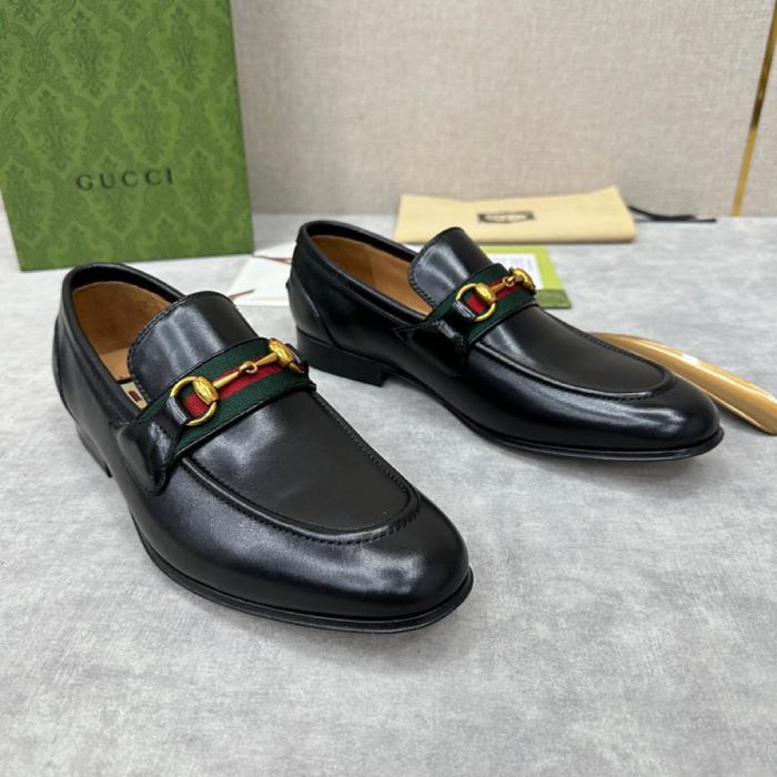 GUCCI Horsebit Loafer 'Black' Men's