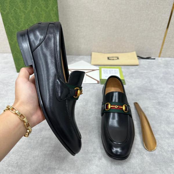 GUCCI Horsebit Loafer 'Black' Men's