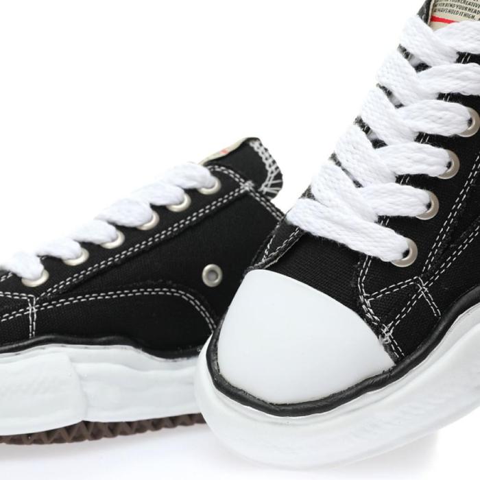Maison Mihara Yasuhiro Peterson OG Sole Canvas Low Black