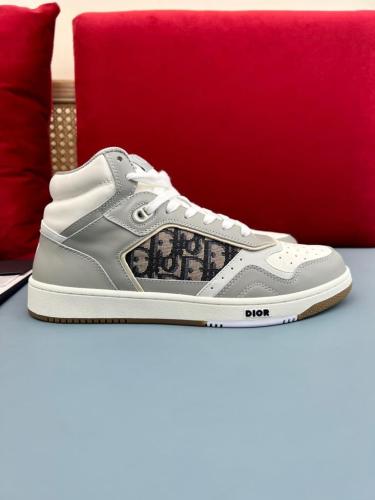 Dior B27 High Grey White Beige Black Dior Oblique Jacquard