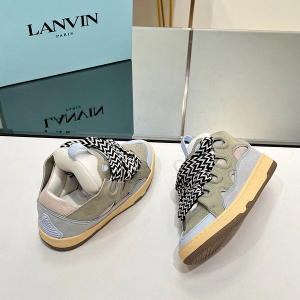 Lanvin Leather Curb Light Blue Gum