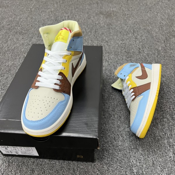 Jordan 1 Mid SE Fearless Maison Chateau Rouge