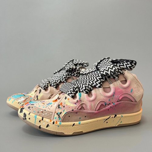 Lanvin Leather Curb Gallery Dept. Pale Pink Multi