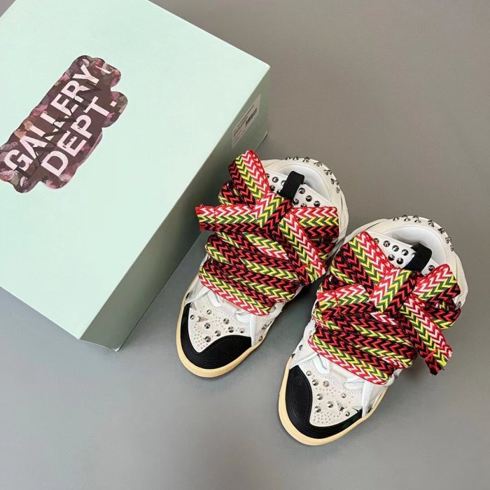 Lanvin Curb Sneaker Graffiti