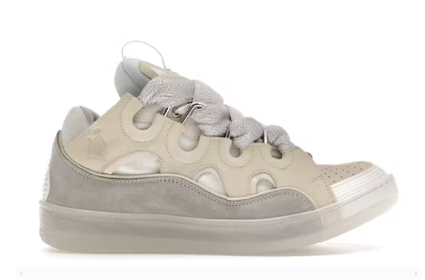 Lanvin Curb Sneaker White Beige
