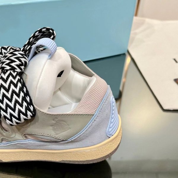 Lanvin Leather Curb Light Blue Gum