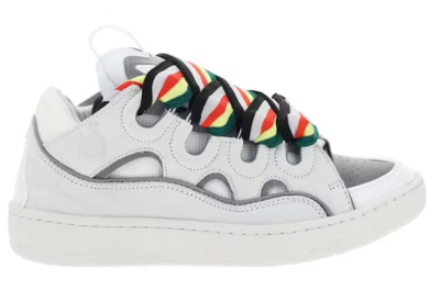 Lanvin Leather Curb White Multi