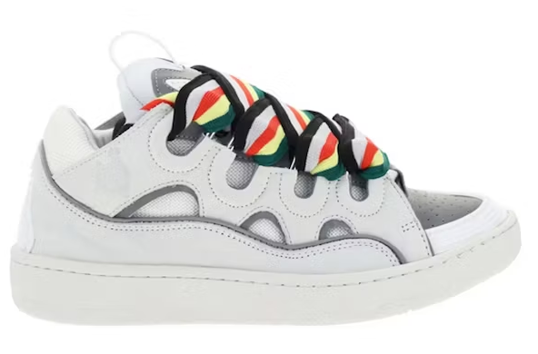 Lanvin Leather Curb White Multi