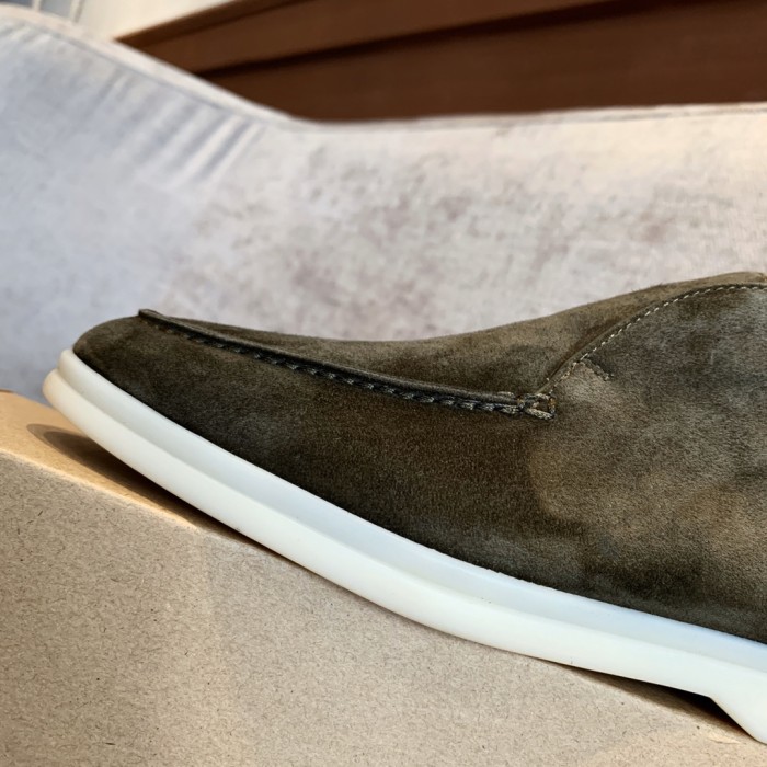 Loro Piana Open Walk Casual Shoes Green