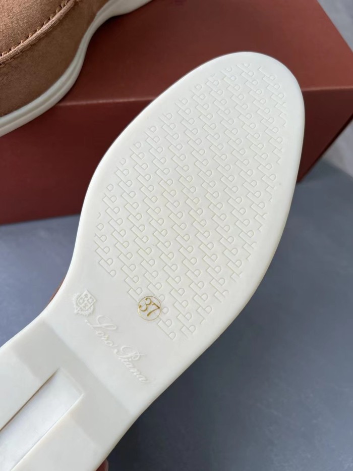 Loro Piana Open Walk Ankle Boots Men's Brown