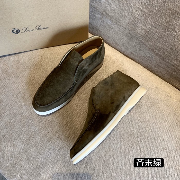 Loro Piana Open Walk Casual Shoes Green