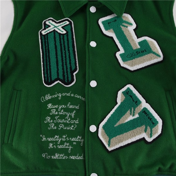 LOUIS VUITTON Varsity Leather Jacket