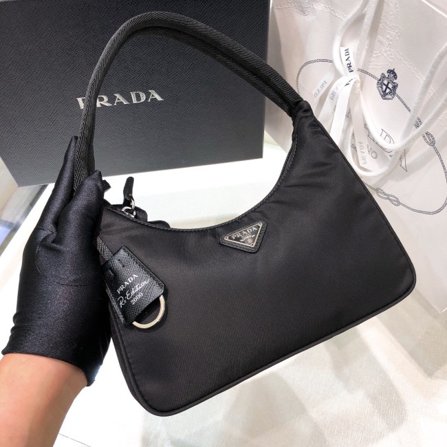 handbags prada Hobo 1NE515 re-edition 2000   Size:22*17*6