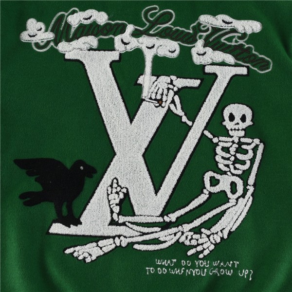 LOUIS VUITTON Varsity Leather Jacket