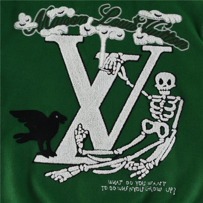 LOUIS VUITTON Varsity Leather Jacket