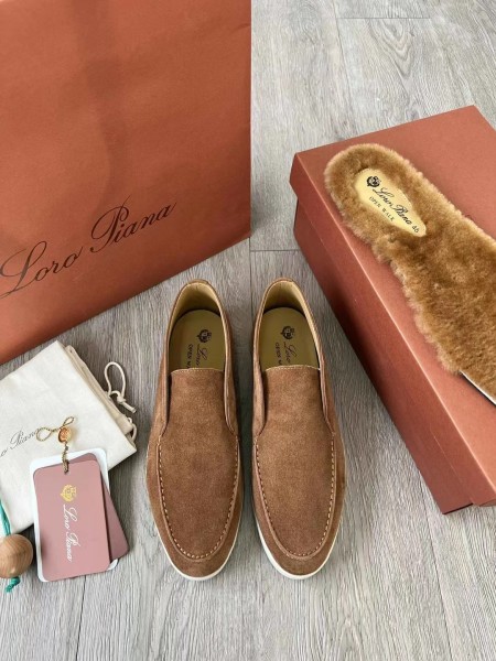 Loro Piana Open Walk Ankle Boots Men's Brown