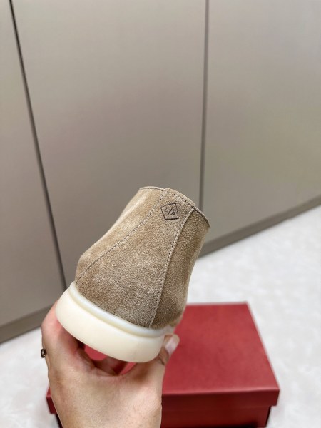 Loro Piana Ankle Boots Men's Light Umber