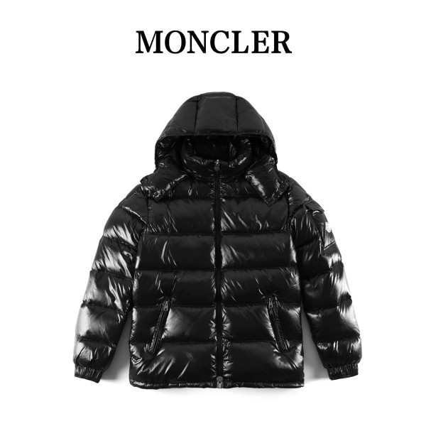 Moncler Maya Hooded Puffer Shiny Jacket