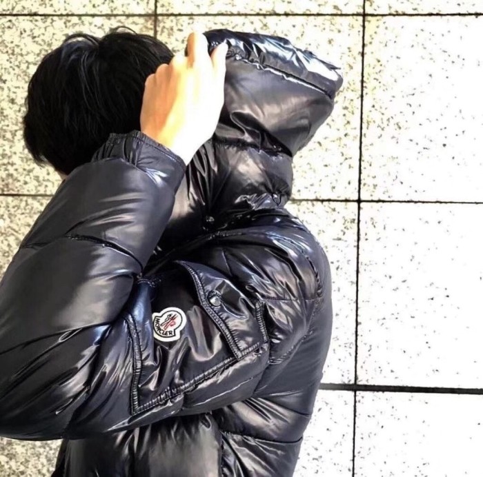 Moncler Maya Hooded Puffer Shiny Jacket