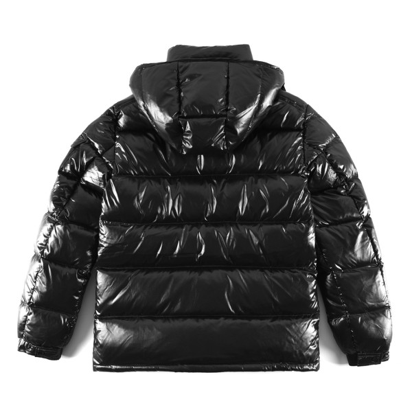 Moncler Maya Hooded Puffer Shiny Jacket
