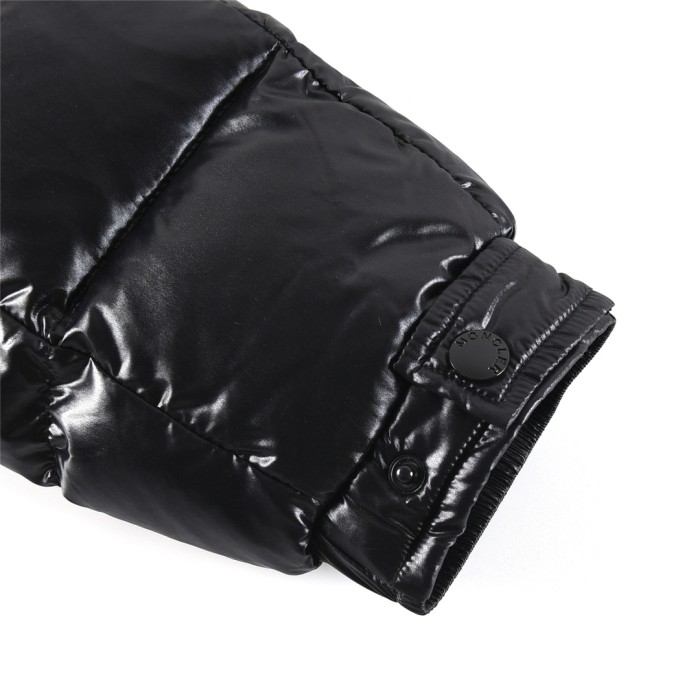 Moncler Maya Hooded Puffer Shiny Jacket