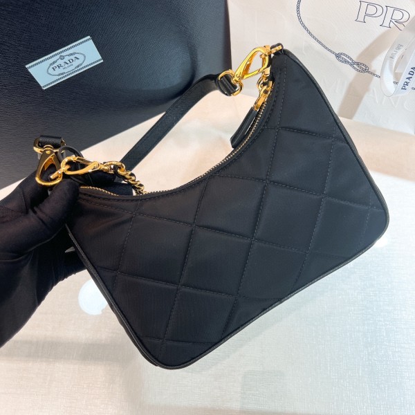 handbags prada Hobo 1BC204 Size:22*18*6cm