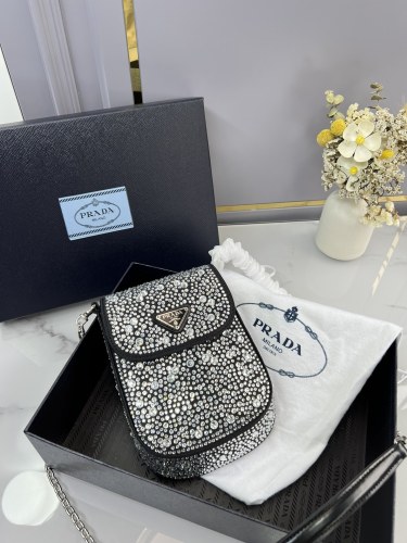 handbags prada 1BH185  13.5*17.5*4