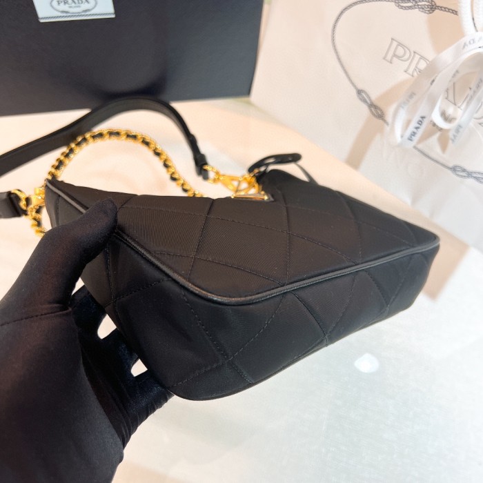 handbags prada Hobo 1BC204 Size:22*18*6cm