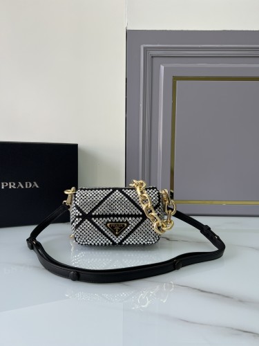 handbags prada 1BD329  17*11.5*6.5
