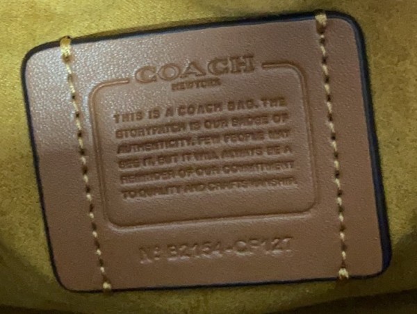  Handbags Coach CF127 size；22/20 cm