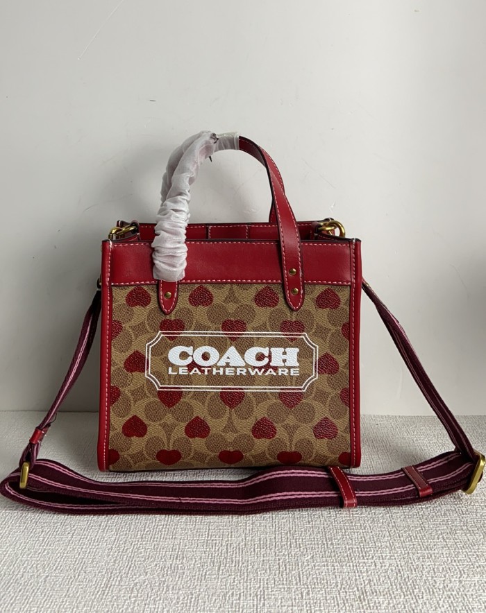  Handbags Coach CF127 size；22/20 cm