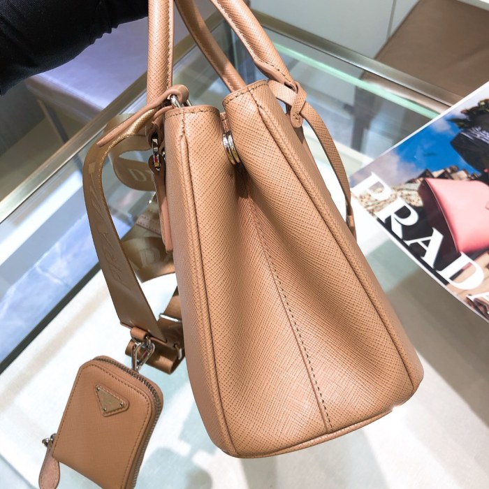 handbags prada 1BA296 size:23*16.5*10cm