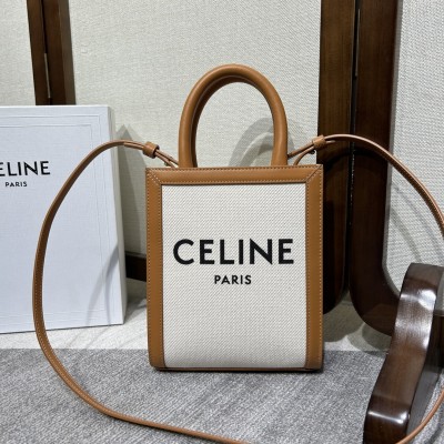  Handbags CELIN Triomphe Mini Cabas 193302 size:17-21-4 cm