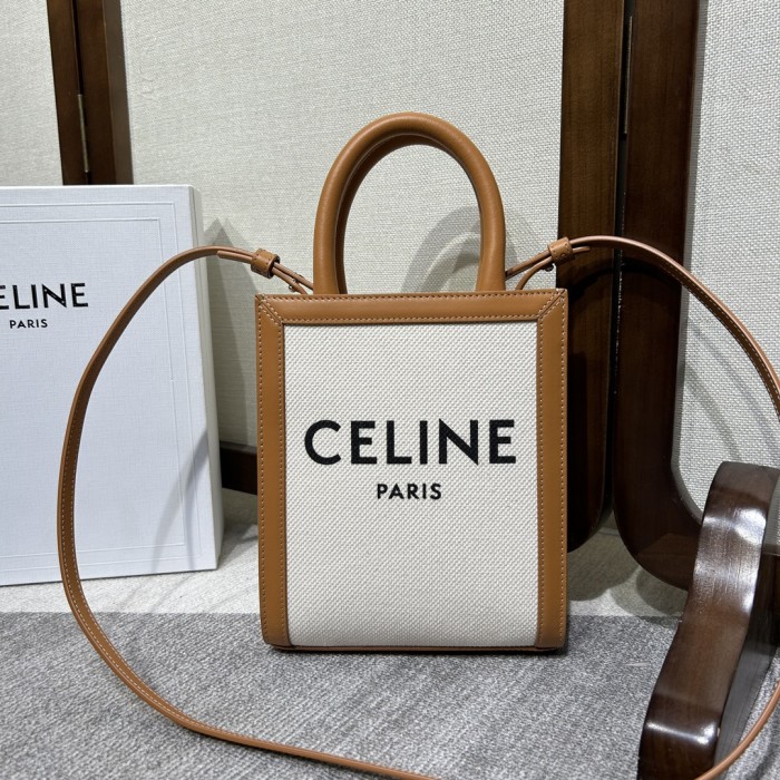  Handbags CELIN Triomphe Mini Cabas 193302 size:17-21-4 cm
