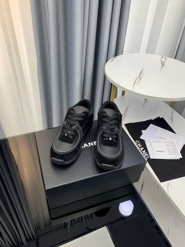 Chanel Low Top Trainer Black