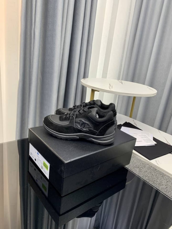 Chanel Low Top Trainer Black