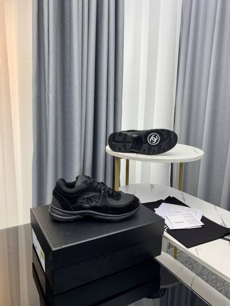 Chanel Low Top Trainer Black