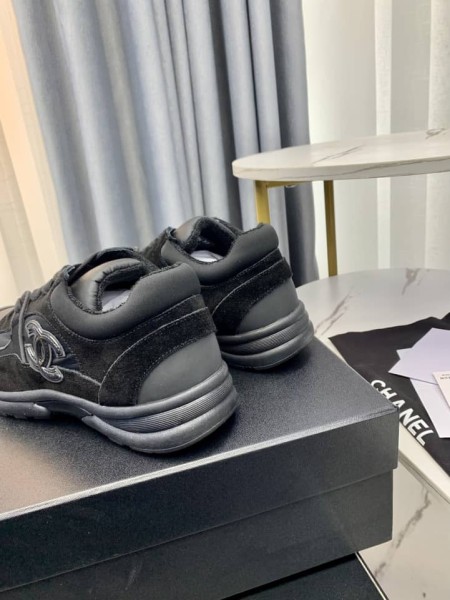 Chanel Low Top Trainer Black