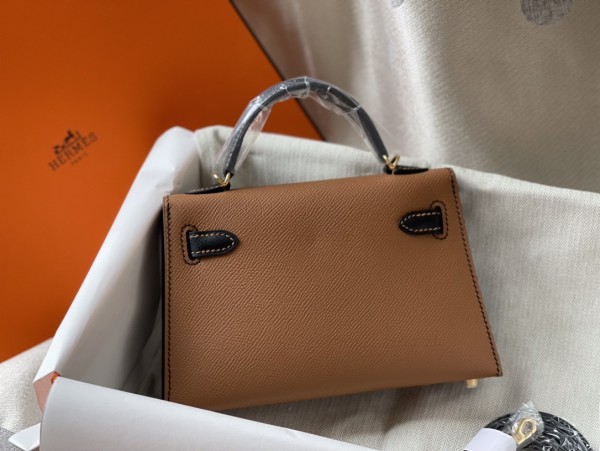 Handbags Hermes mini kelly  size:20cm