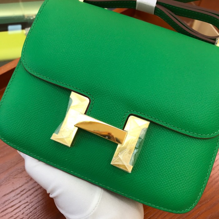  Handbags Hermes Constance size:18 cm
