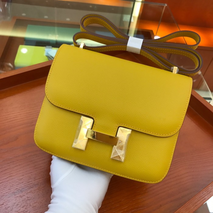  Handbags Hermes Constance  size:18 cm